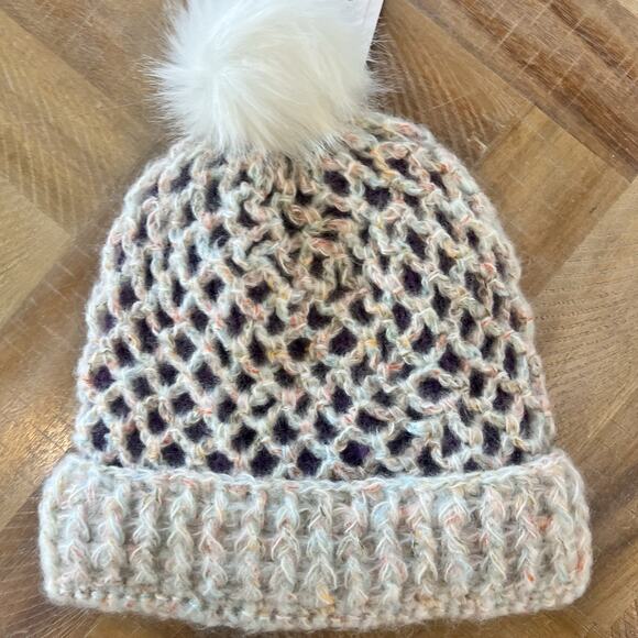 Marmot‎ Girls Pom Pom Frosty Beanie Hat Boggin One Size NWT - Picture 3 of 4